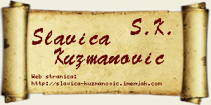 Slavica Kuzmanović vizit kartica